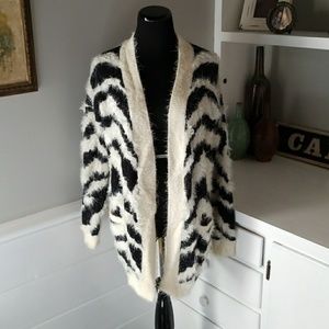 Zebra Strped Cardigan